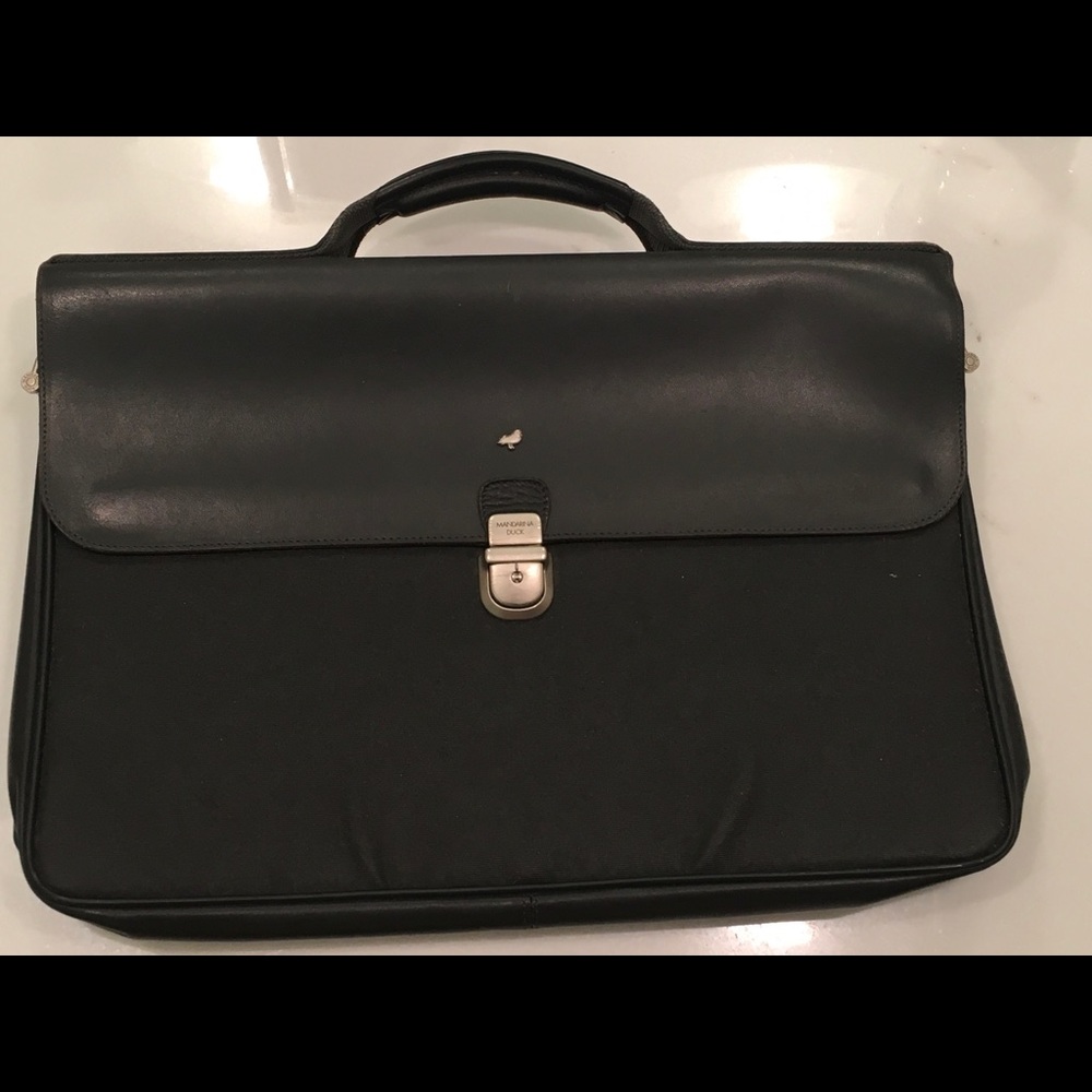 Mandarina Duck Black Briefcase